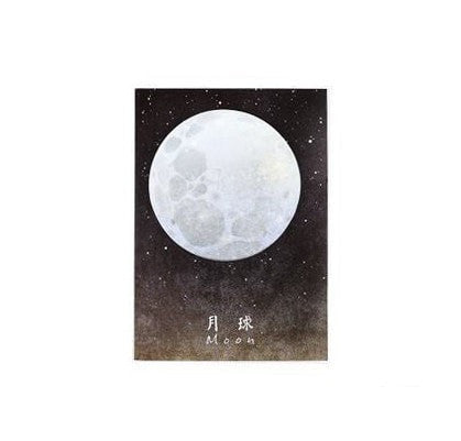 Planet Sticky Notes-Shelfies-Moon-| All-Over-Print Everywhere - Designed to Make You Smile