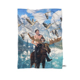 Moosin' Trudeau Blanket-Gooten-Cuddle-| All-Over-Print Everywhere - Designed to Make You Smile