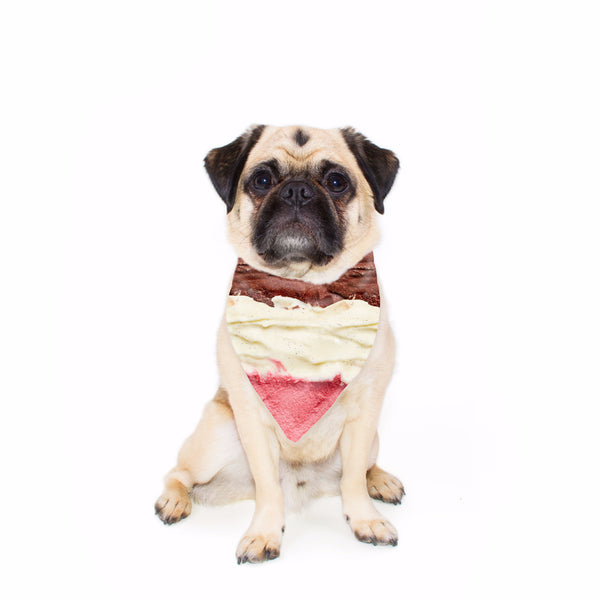 Neapolitan Pet Bandana-Gooten-24x24 inch-| All-Over-Print Everywhere - Designed to Make You Smile
