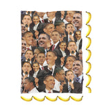 Barack Obama Face Blanket-Gooten-| All-Over-Print Everywhere - Designed to Make You Smile