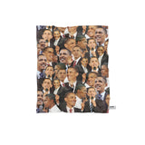 Barack Obama Face Blanket-Gooten-Regular-| All-Over-Print Everywhere - Designed to Make You Smile