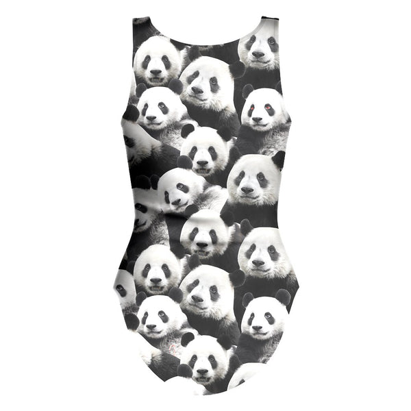 Panda Invasion One-Piece Swimsuit-teelaunch-| All-Over-Print Everywhere - Designed to Make You Smile