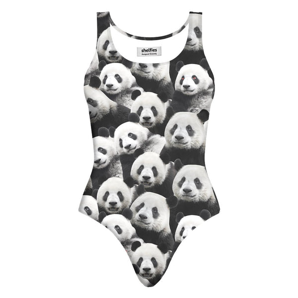 Panda Invasion One-Piece Swimsuit-teelaunch-XS-| All-Over-Print Everywhere - Designed to Make You Smile