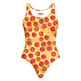 Pizza Invasion One-Piece Swimsuit-teelaunch-XS-| All-Over-Print Everywhere - Designed to Make You Smile
