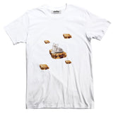 PB & J Galaxy Cat Basic T-Shirt-Printify-White-S-| All-Over-Print Everywhere - Designed to Make You Smile