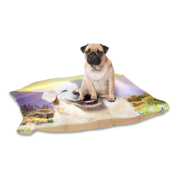 Smiling Dog Pet Bed-teelaunch-One Size-| All-Over-Print Everywhere - Designed to Make You Smile