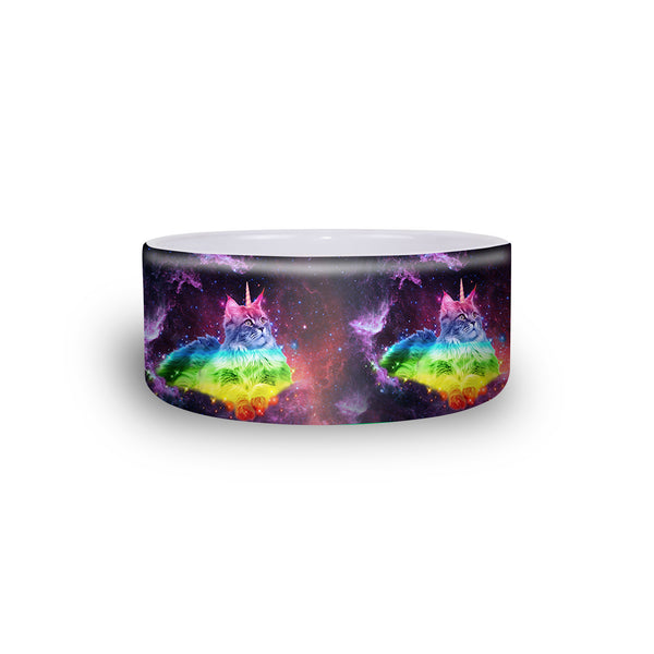 Magical Space Cat Pet Bowl-teelaunch-One Size-| All-Over-Print Everywhere - Designed to Make You Smile