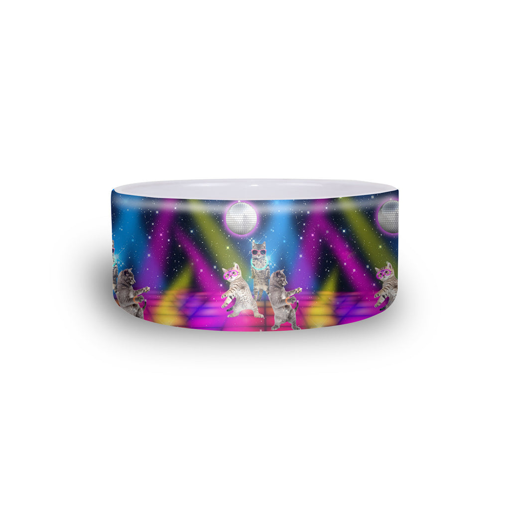 Party Cats Pet Bowl-teelaunch-One Size-| All-Over-Print Everywhere - Designed to Make You Smile