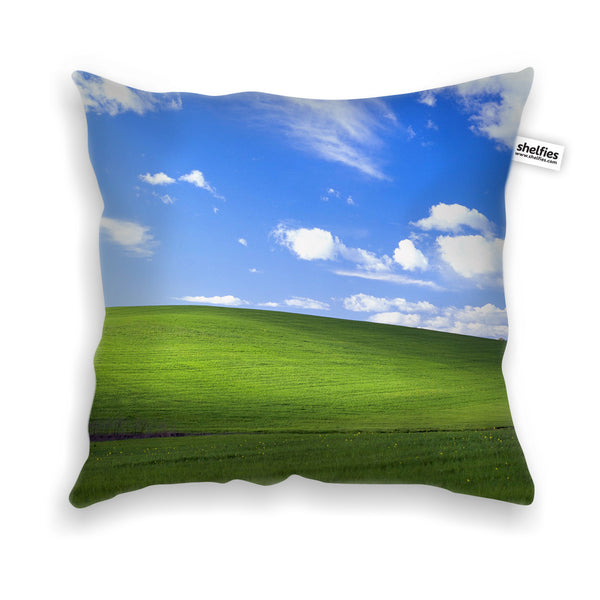 Bliss Screensaver Throw Pillow Case-Shelfies-| All-Over-Print Everywhere - Designed to Make You Smile