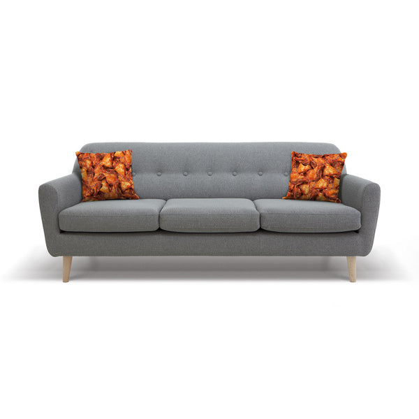 Chicken Wings Invasion Throw Pillow Case-Shelfies-| All-Over-Print Everywhere - Designed to Make You Smile