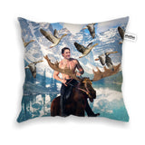Moosin' Trudeau Throw Pillow Case-Shelfies-| All-Over-Print Everywhere - Designed to Make You Smile