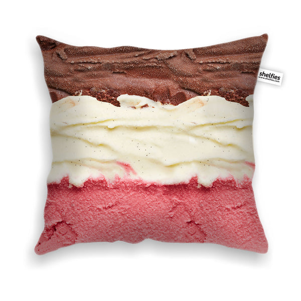 Neapolitan Throw Pillow Case-Shelfies-| All-Over-Print Everywhere - Designed to Make You Smile