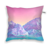 Pastel Mountains Throw Pillow Case-Shelfies-| All-Over-Print Everywhere - Designed to Make You Smile