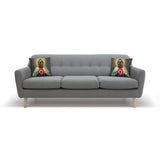 Sloth Jesus Throw Pillow Case-Shelfies-| All-Over-Print Everywhere - Designed to Make You Smile