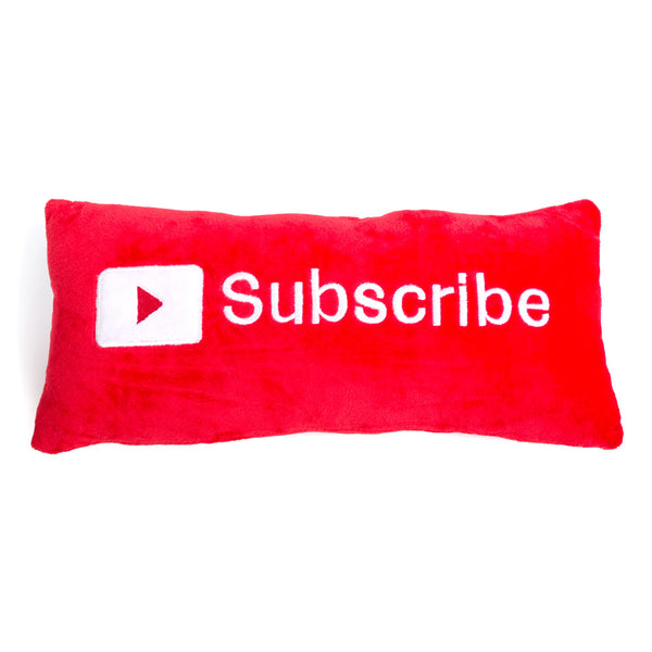 Subscribe YouTube Button Pillow-Shelfies-One Size-| All-Over-Print Everywhere - Designed to Make You Smile