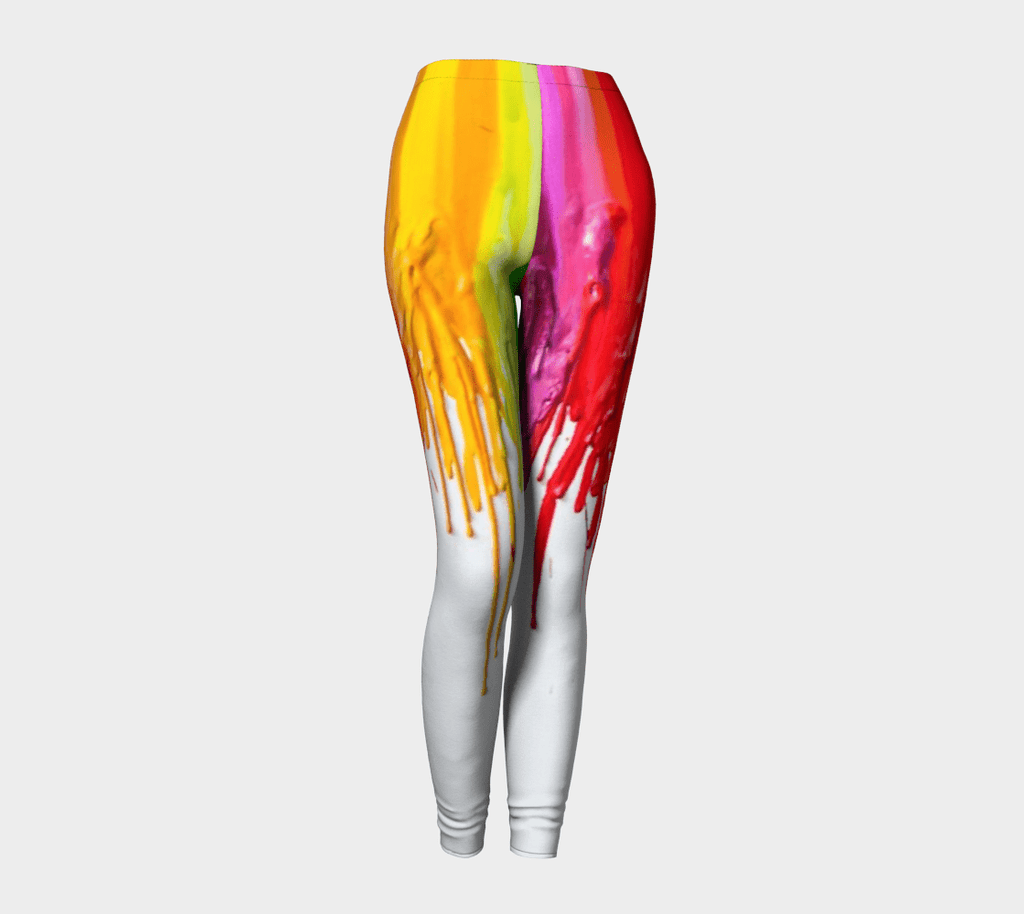 Melted Crayon Leggings-Shelfies-| All-Over-Print Everywhere - Designed to Make You Smile