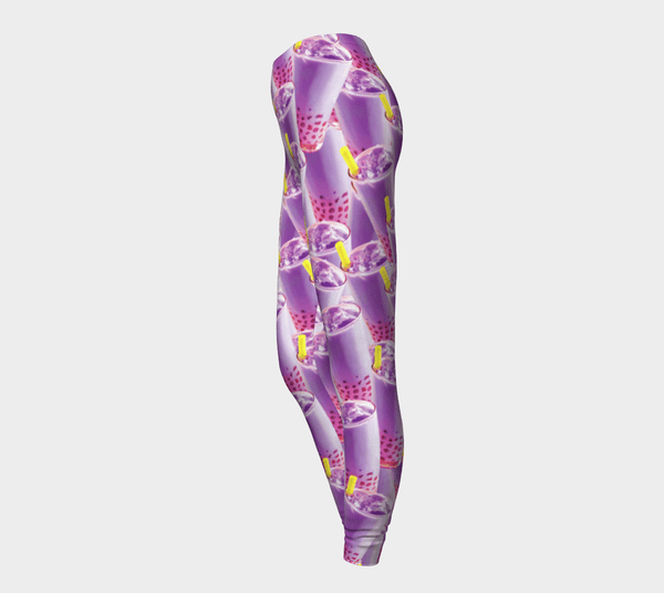 Bubble Tea Leggings-Shelfies-| All-Over-Print Everywhere - Designed to Make You Smile