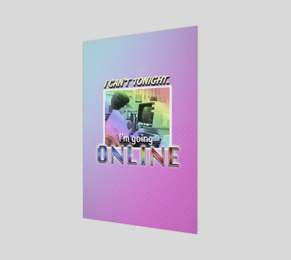 Online Tonight Poster-Shelfies-| All-Over-Print Everywhere - Designed to Make You Smile