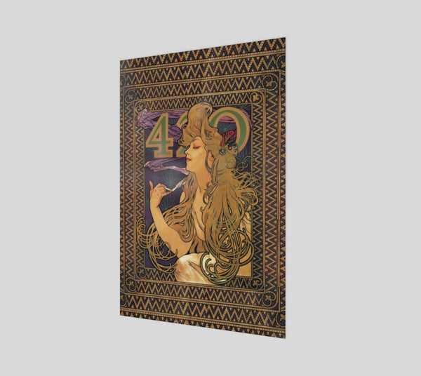 420 Mucha Poster-Shelfies-| All-Over-Print Everywhere - Designed to Make You Smile