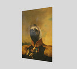 Commander Sloth Poster-Shelfies-| All-Over-Print Everywhere - Designed to Make You Smile