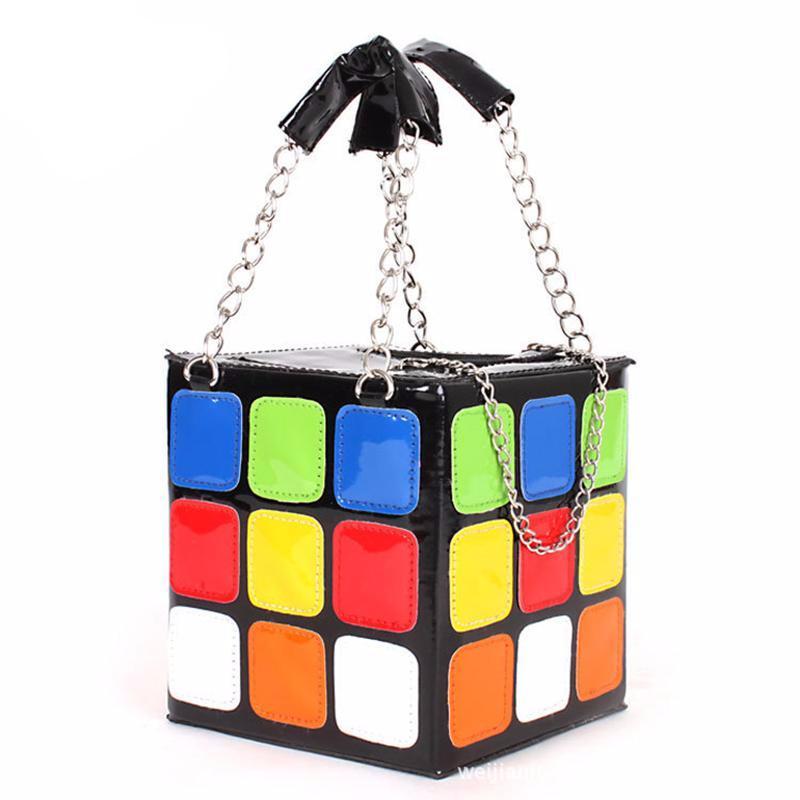 Rubiks Cube Fashion Bag-Shelfies-| All-Over-Print Everywhere - Designed to Make You Smile