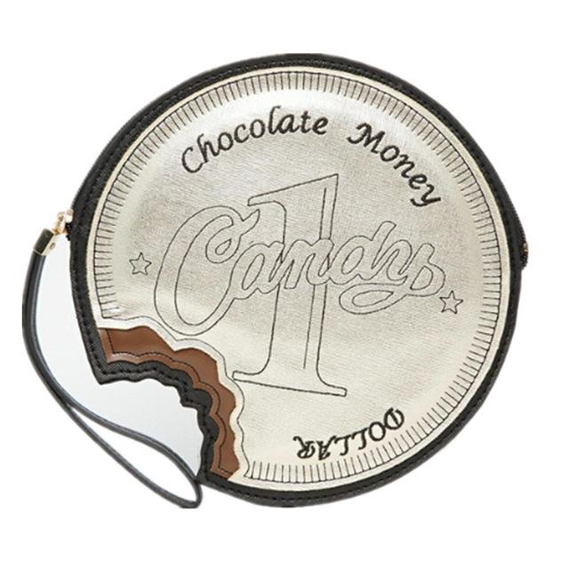 Chocolate Money Fashion Bag-Shelfies-| All-Over-Print Everywhere - Designed to Make You Smile