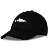 Shark Embroidered Dad Hat-Shelfies-| All-Over-Print Everywhere - Designed to Make You Smile