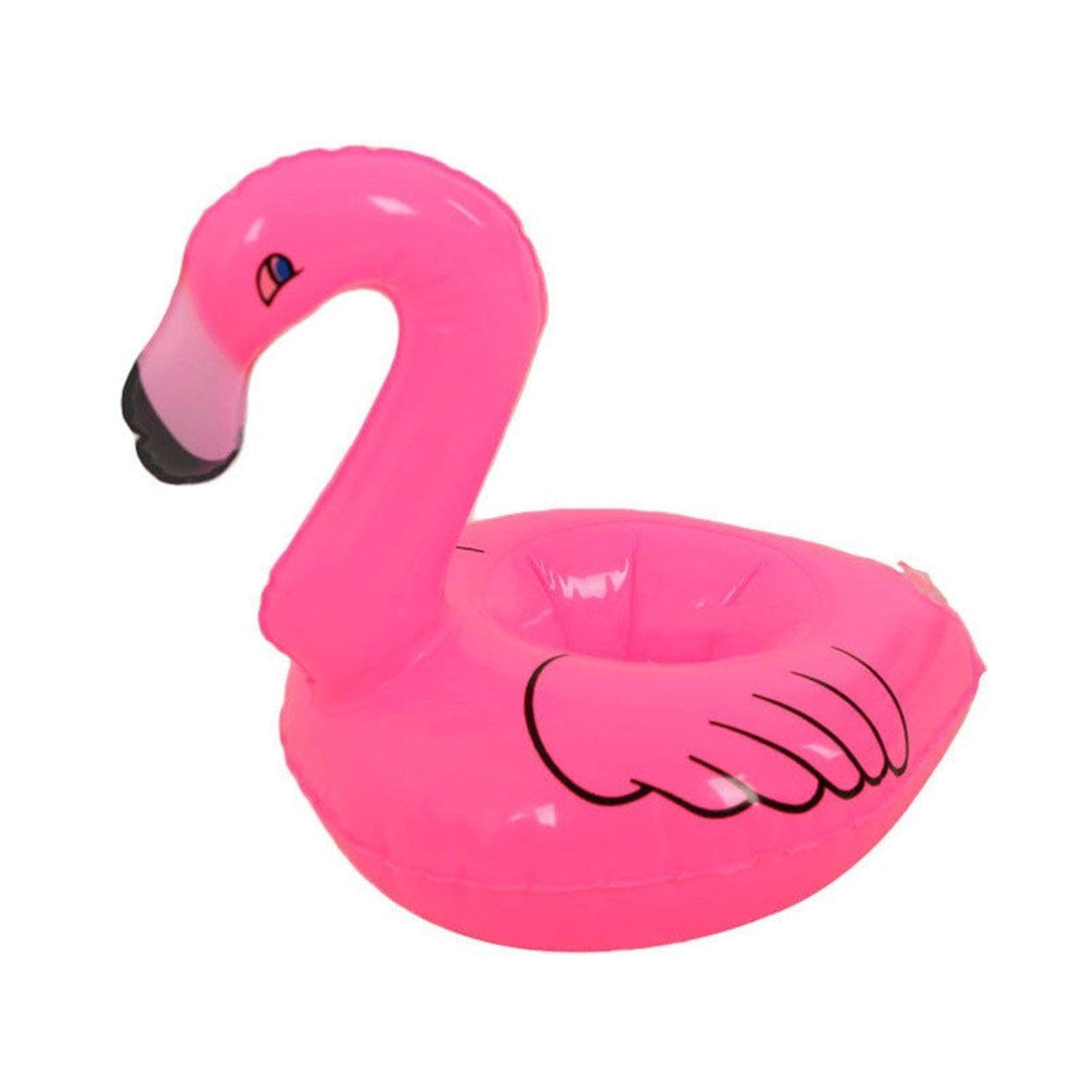 Pink Flamingo Inflatable Cup Holders-Shelfies-| All-Over-Print Everywhere - Designed to Make You Smile