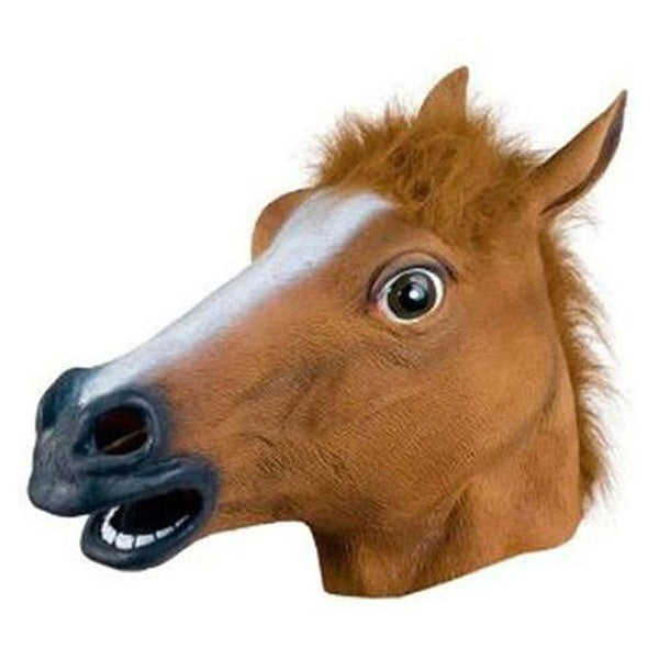 Horse Head Animal Mask-Shelfies-| All-Over-Print Everywhere - Designed to Make You Smile