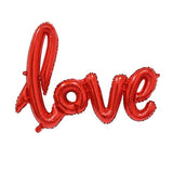 Love Is In The Air Balloon (Gold & Red)-Shelfies-Red-| All-Over-Print Everywhere - Designed to Make You Smile