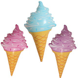 Ice Cream Cone Inflatables-Shelfies-Blue-| All-Over-Print Everywhere - Designed to Make You Smile