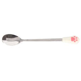 Me-Ow Cat Paw Spoon-Shelfies-White Metal Spoon-| All-Over-Print Everywhere - Designed to Make You Smile