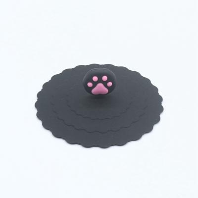 Me-Ow Cat Mug Topper-Shelfies-Black Paw Cap-| All-Over-Print Everywhere - Designed to Make You Smile