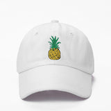 Pineapple Embroidered Dad Hat-Shelfies-| All-Over-Print Everywhere - Designed to Make You Smile