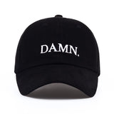 DAMN. Embroidered Dad Hat-Shelfies-White-| All-Over-Print Everywhere - Designed to Make You Smile