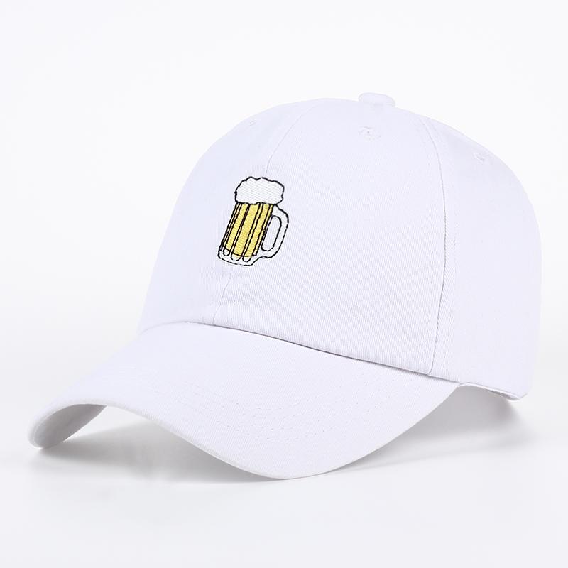 Beer Embroidered Dad Hat-Shelfies-White-| All-Over-Print Everywhere - Designed to Make You Smile