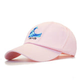 Japanese Ocean Wave Embroidered Dad Hat-Shelfies-Pink-Adjustable-| All-Over-Print Everywhere - Designed to Make You Smile