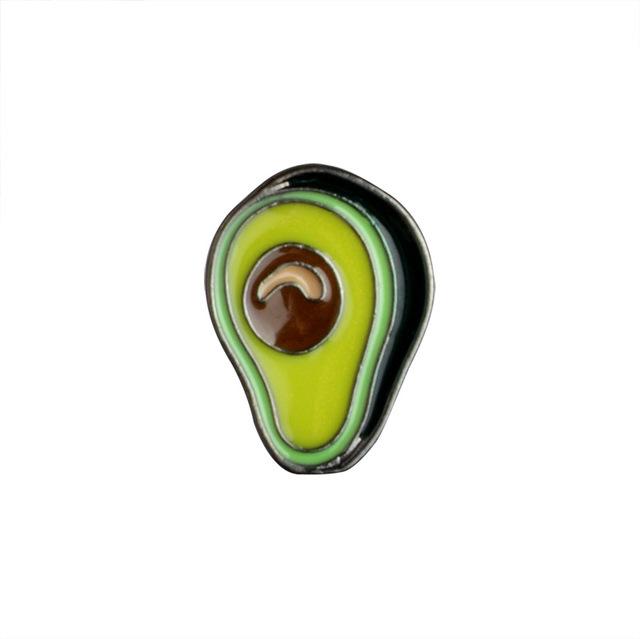 Avocado On Everything Brooch Pin-Shelfies-| All-Over-Print Everywhere - Designed to Make You Smile