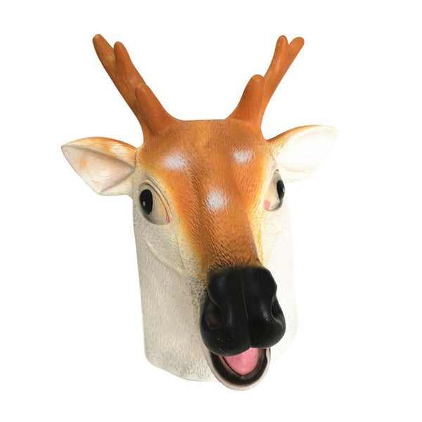 Deer Head Animal Mask-Shelfies-| All-Over-Print Everywhere - Designed to Make You Smile