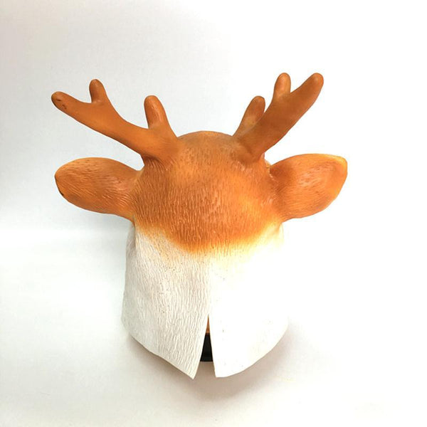 Deer Head Animal Mask-Shelfies-| All-Over-Print Everywhere - Designed to Make You Smile