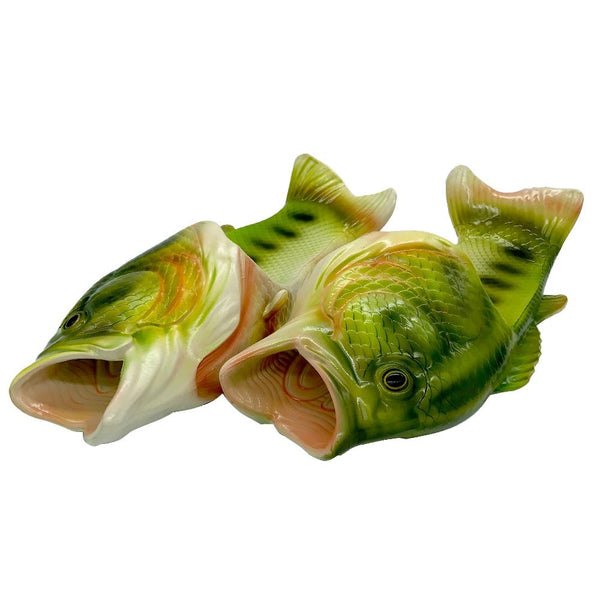 Fish 3D Slippers-Shelfies-| All-Over-Print Everywhere - Designed to Make You Smile