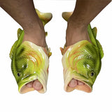 Fish 3D Slippers-Shelfies-| All-Over-Print Everywhere - Designed to Make You Smile