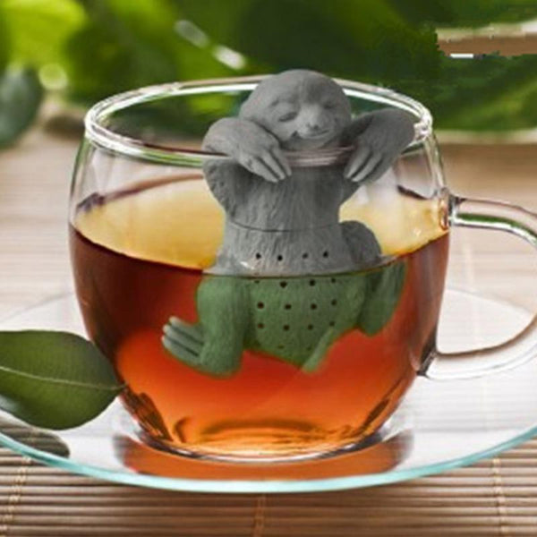 Hanging Sloth Tea Infuser-Shelfies-| All-Over-Print Everywhere - Designed to Make You Smile