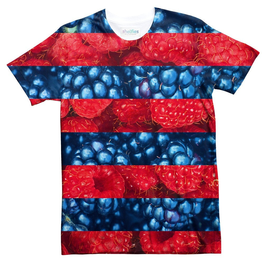 [Re]Mixed Berries T-Shirt-Shelfies-| All-Over-Print Everywhere - Designed to Make You Smile