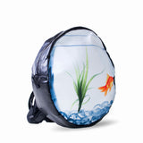 Goldfish Tank Round Backpack-Shelfies-One Size-| All-Over-Print Everywhere - Designed to Make You Smile