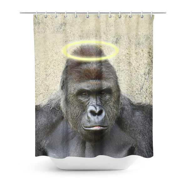 RIP Harambe Shower Curtain-Gooten-| All-Over-Print Everywhere - Designed to Make You Smile