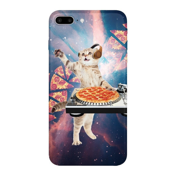 DJ Pizza Cat Smartphone Case-Gooten-iPhone 7 Plus-| All-Over-Print Everywhere - Designed to Make You Smile