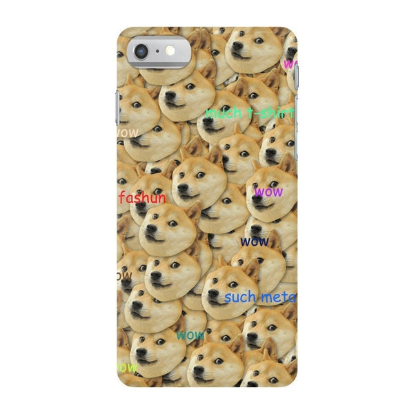 Doge "Much Fashun" Invasion Smartphone Case-Gooten-iPhone 7-| All-Over-Print Everywhere - Designed to Make You Smile