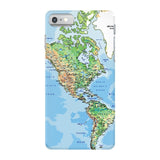 World Map The Americas Smartphone Case-Gooten-iPhone 7-| All-Over-Print Everywhere - Designed to Make You Smile