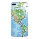 World Map The Americas Smartphone Case-Gooten-iPhone 7 Plus-| All-Over-Print Everywhere - Designed to Make You Smile
